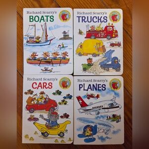 4 Richard Scarry Books